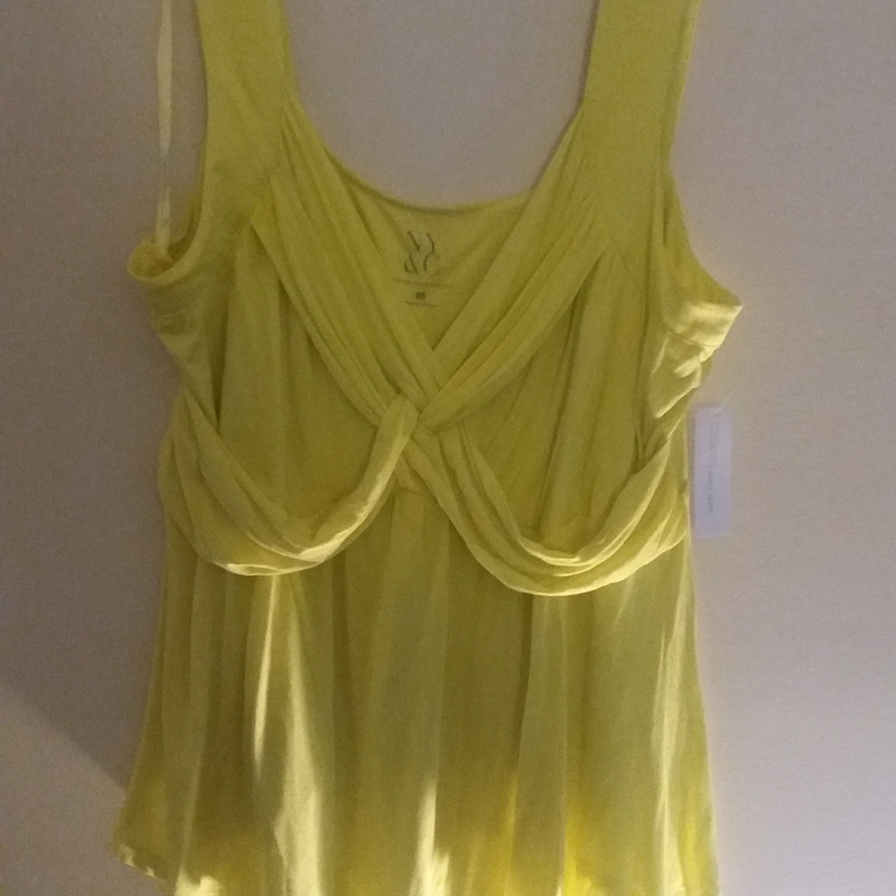 Bright yellow top